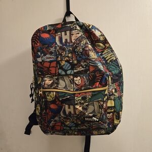 Marvel Comic Book Print Classics Backpack - Multicolor